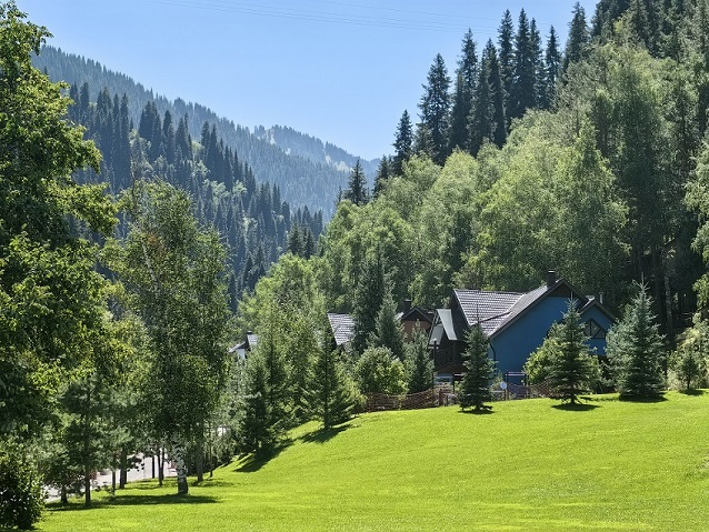 Inside the Oy-Karagay resort, Almaty region