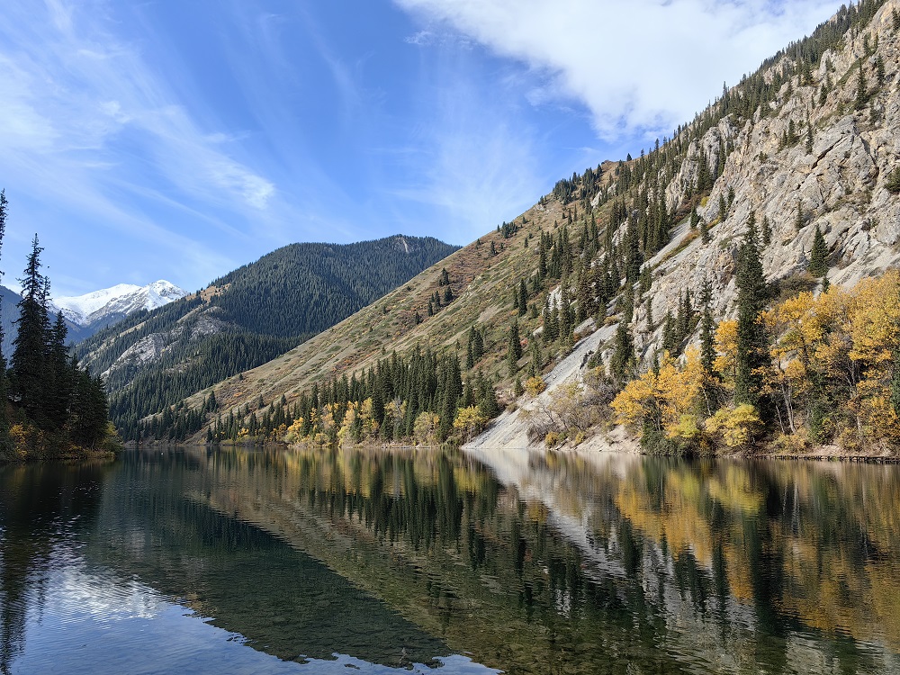 Kolsay lower lake, photo by Azamat Mukhametzhanov