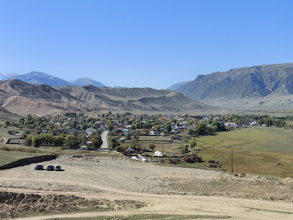 Saty village, view from the Kaindy gorge, photo by Azamat Mukhametzhanov