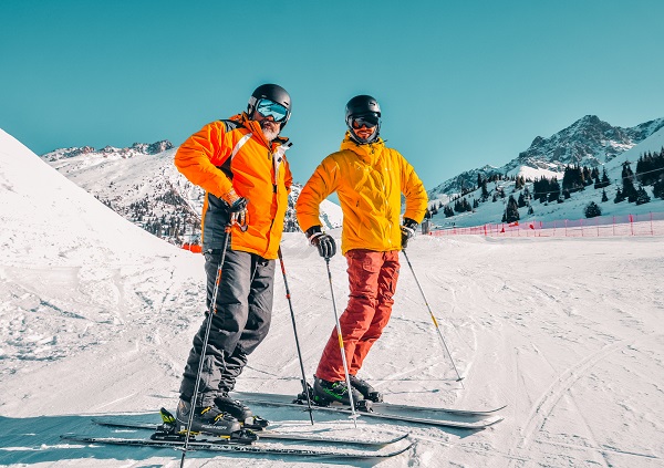 Ski slopes of Shymbulak resort