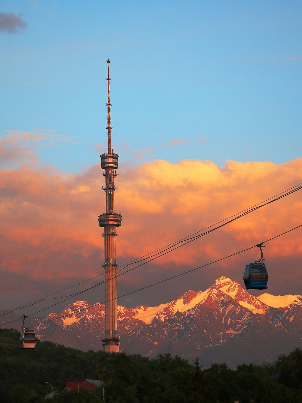 Almaty TV tower, Mount Kok-Tobe